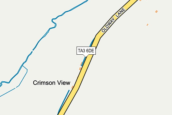 TA3 6DE map - OS OpenMap – Local (Ordnance Survey)