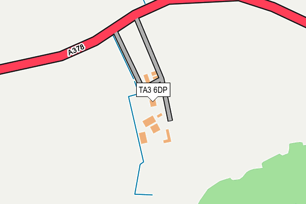 TA3 6DP map - OS OpenMap – Local (Ordnance Survey)