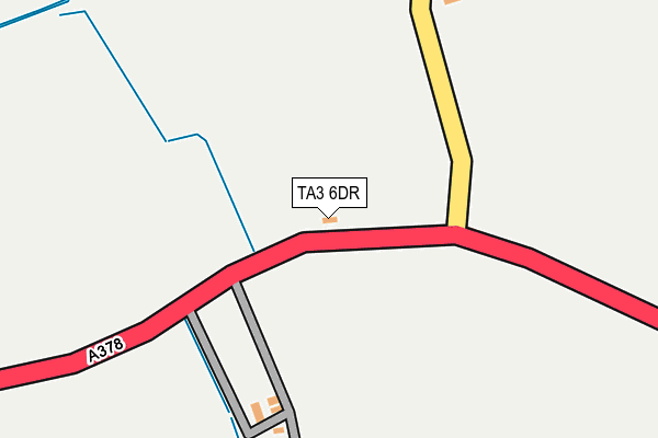 TA3 6DR map - OS OpenMap – Local (Ordnance Survey)