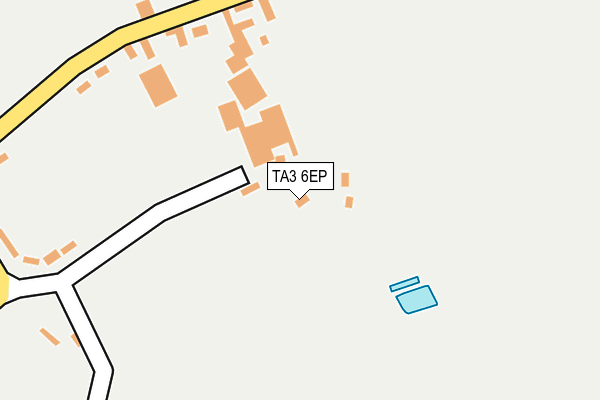 TA3 6EP map - OS OpenMap – Local (Ordnance Survey)