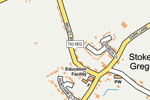 TA3 6EQ map - OS OpenMap – Local (Ordnance Survey)