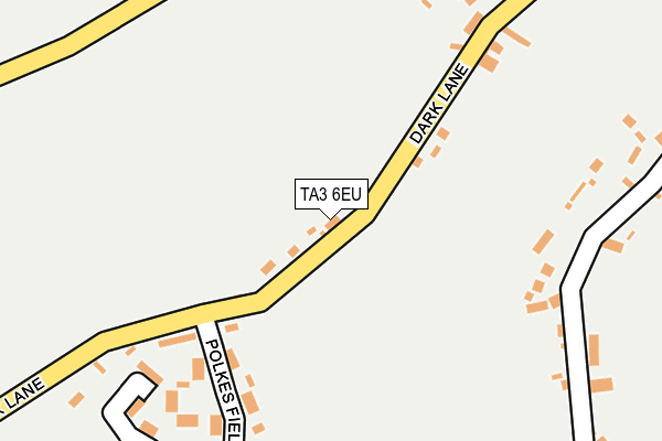 TA3 6EU map - OS OpenMap – Local (Ordnance Survey)