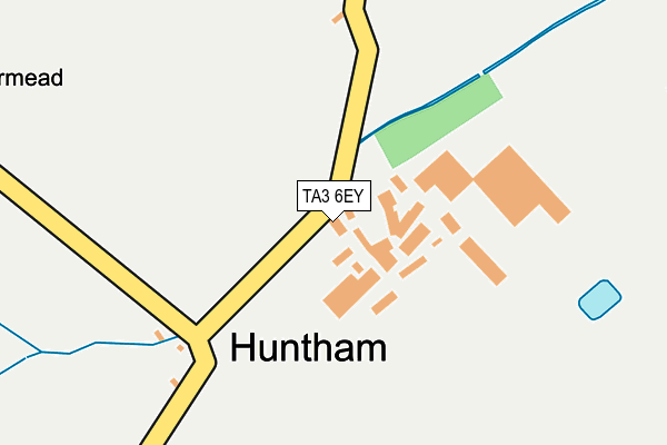 TA3 6EY map - OS OpenMap – Local (Ordnance Survey)