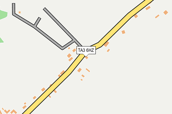 TA3 6HZ map - OS OpenMap – Local (Ordnance Survey)