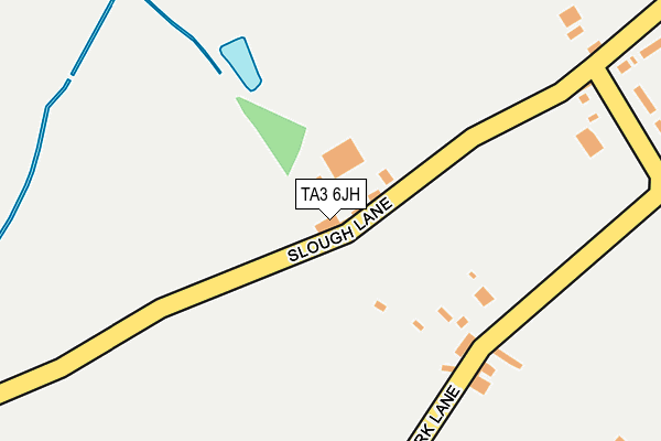 TA3 6JH map - OS OpenMap – Local (Ordnance Survey)