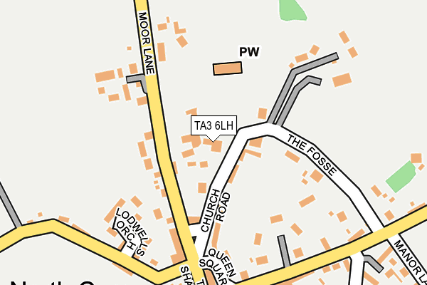 TA3 6LH map - OS OpenMap – Local (Ordnance Survey)