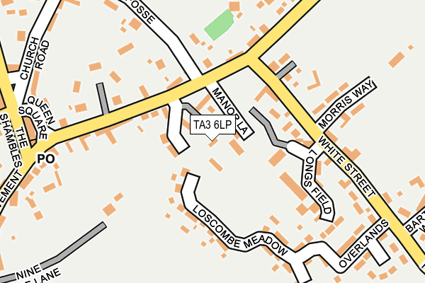 TA3 6LP map - OS OpenMap – Local (Ordnance Survey)