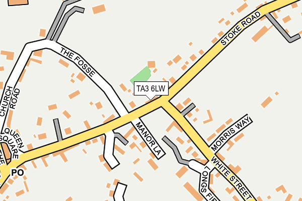 TA3 6LW map - OS OpenMap – Local (Ordnance Survey)