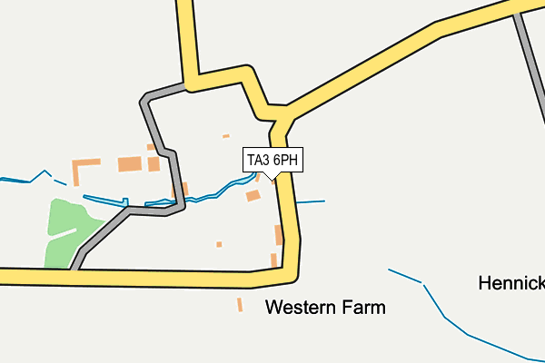 TA3 6PH map - OS OpenMap – Local (Ordnance Survey)