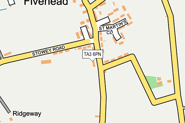 TA3 6PN map - OS OpenMap – Local (Ordnance Survey)
