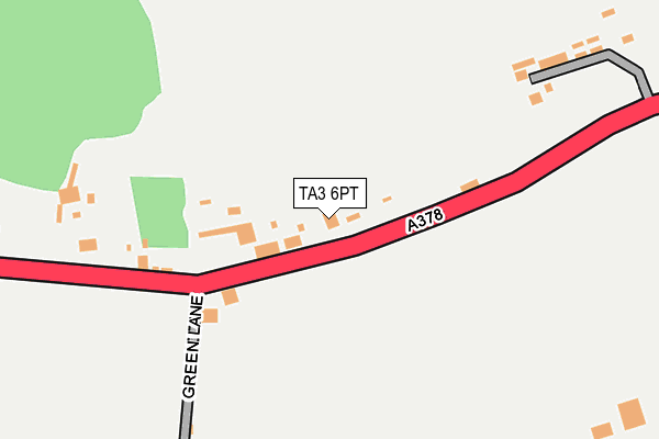 TA3 6PT map - OS OpenMap – Local (Ordnance Survey)