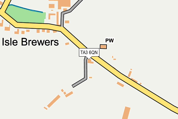 TA3 6QN map - OS OpenMap – Local (Ordnance Survey)