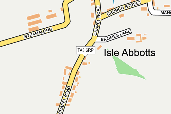 TA3 6RP map - OS OpenMap – Local (Ordnance Survey)