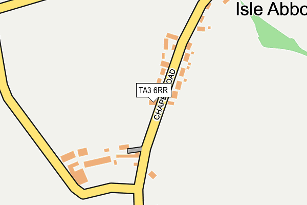 TA3 6RR map - OS OpenMap – Local (Ordnance Survey)