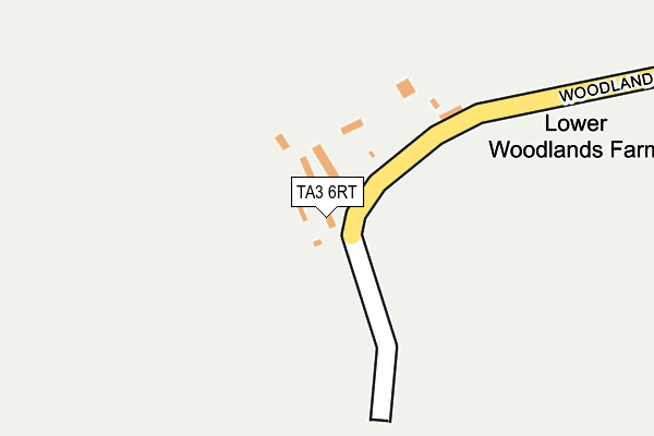 TA3 6RT map - OS OpenMap – Local (Ordnance Survey)