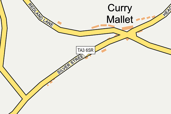 TA3 6SR map - OS OpenMap – Local (Ordnance Survey)