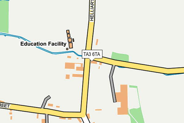 TA3 6TA map - OS OpenMap – Local (Ordnance Survey)