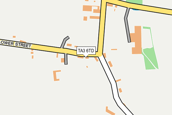 TA3 6TD map - OS OpenMap – Local (Ordnance Survey)
