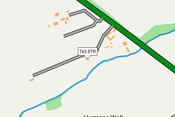 TA3 6TR map - OS OpenMap – Local (Ordnance Survey)