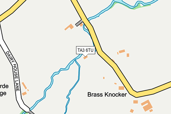 TA3 6TU map - OS OpenMap – Local (Ordnance Survey)