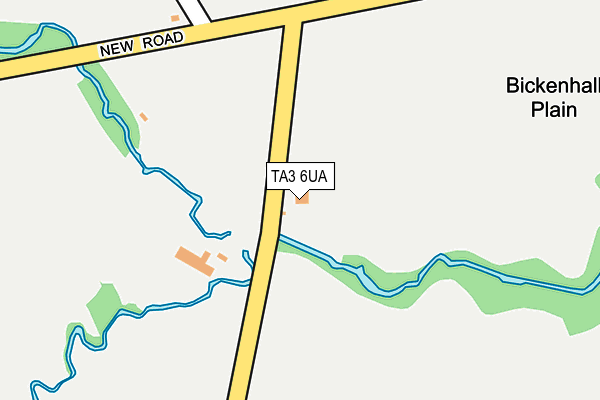 TA3 6UA map - OS OpenMap – Local (Ordnance Survey)