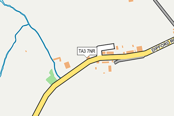 TA3 7NR map - OS OpenMap – Local (Ordnance Survey)