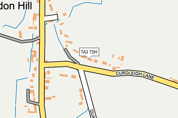 TA3 7SH map - OS OpenMap – Local (Ordnance Survey)