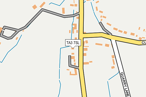 TA3 7SL map - OS OpenMap – Local (Ordnance Survey)