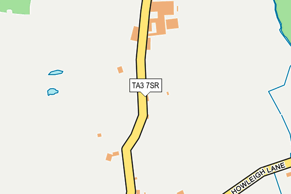 TA3 7SR map - OS OpenMap – Local (Ordnance Survey)