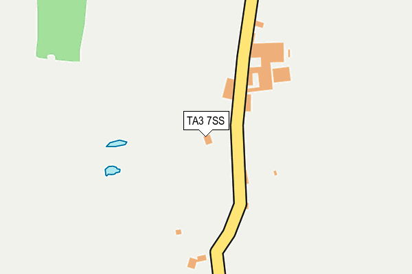 TA3 7SS map - OS OpenMap – Local (Ordnance Survey)