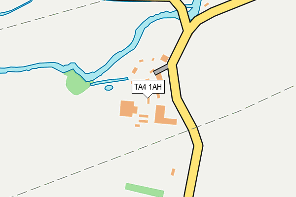 TA4 1AH map - OS OpenMap – Local (Ordnance Survey)