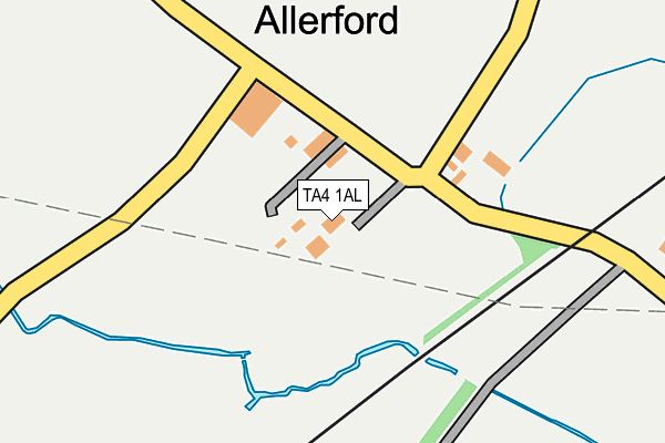 TA4 1AL map - OS OpenMap – Local (Ordnance Survey)