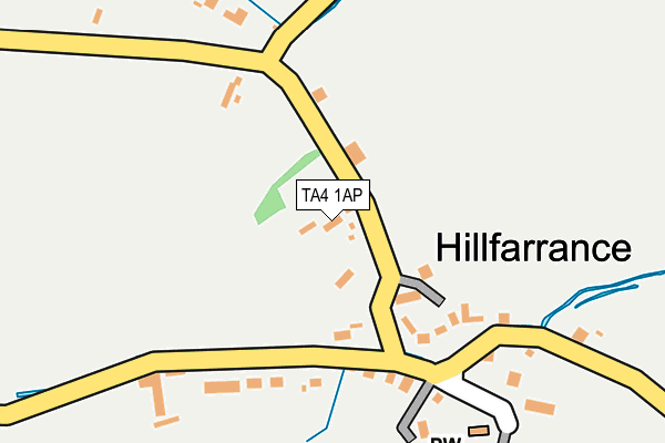 TA4 1AP map - OS OpenMap – Local (Ordnance Survey)