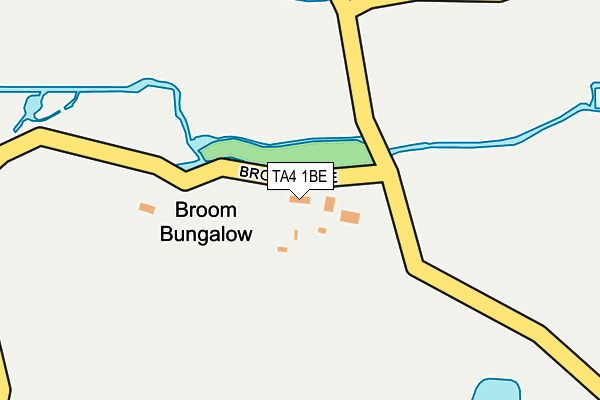 TA4 1BE map - OS OpenMap – Local (Ordnance Survey)