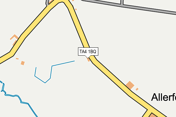 TA4 1BQ map - OS OpenMap – Local (Ordnance Survey)