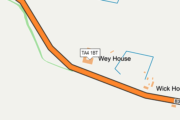 TA4 1BT map - OS OpenMap – Local (Ordnance Survey)
