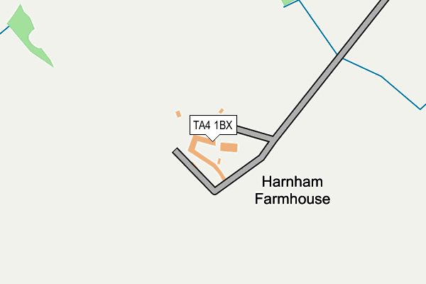 TA4 1BX map - OS OpenMap – Local (Ordnance Survey)