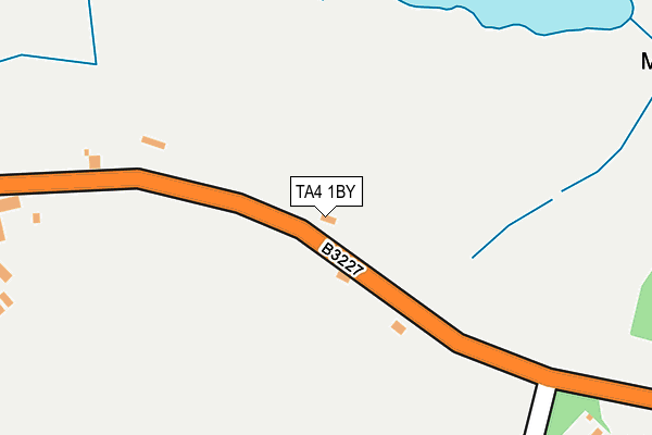 TA4 1BY map - OS OpenMap – Local (Ordnance Survey)