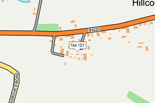 TA4 1DT map - OS OpenMap – Local (Ordnance Survey)