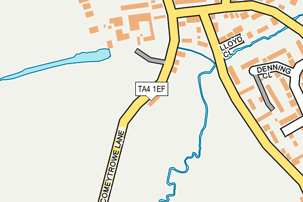 TA4 1EF map - OS OpenMap – Local (Ordnance Survey)