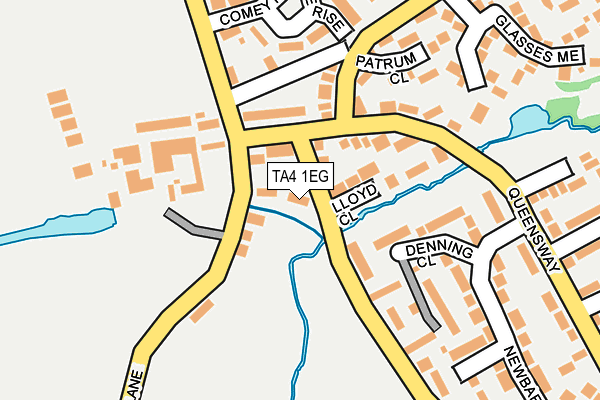 TA4 1EG map - OS OpenMap – Local (Ordnance Survey)