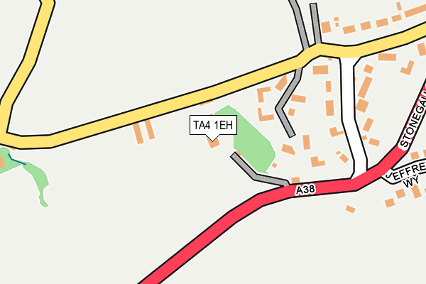 TA4 1EH map - OS OpenMap – Local (Ordnance Survey)