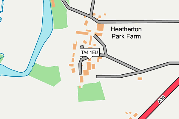 TA4 1EU map - OS OpenMap – Local (Ordnance Survey)