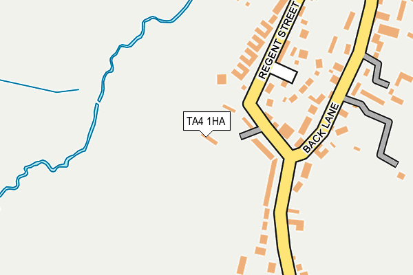 TA4 1HA map - OS OpenMap – Local (Ordnance Survey)