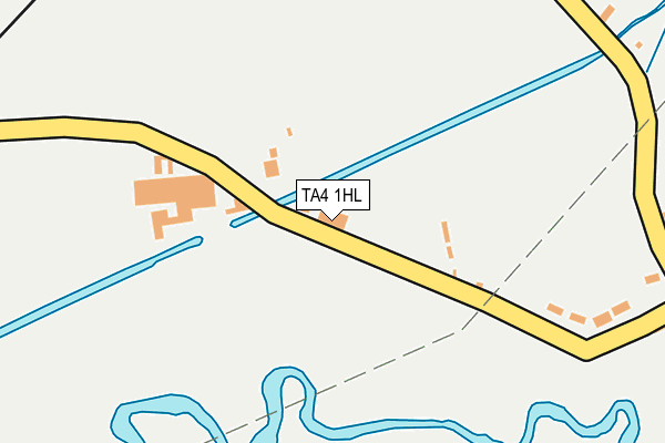 TA4 1HL map - OS OpenMap – Local (Ordnance Survey)