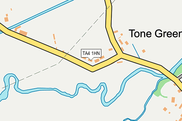 TA4 1HN map - OS OpenMap – Local (Ordnance Survey)