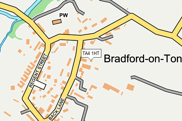 TA4 1HT map - OS OpenMap – Local (Ordnance Survey)