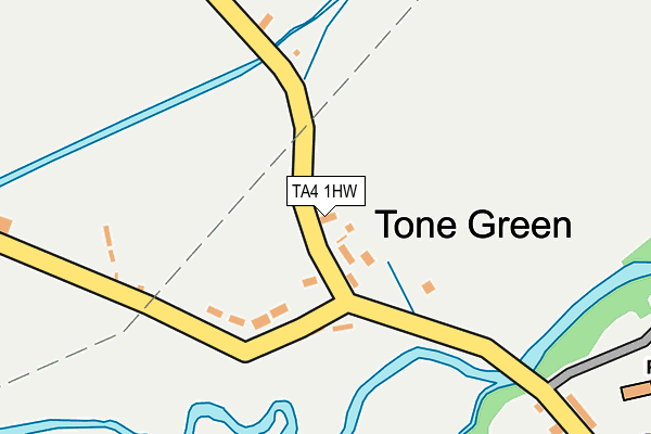 TA4 1HW map - OS OpenMap – Local (Ordnance Survey)