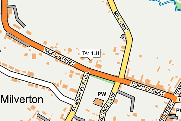 TA4 1LH map - OS OpenMap – Local (Ordnance Survey)