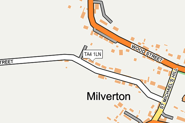 TA4 1LN map - OS OpenMap – Local (Ordnance Survey)